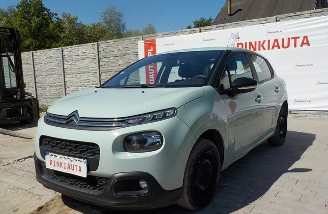 Citroen C3 cena 22900 przebieg: 76424, rok produkcji 2018 z Sułkowice małe 191